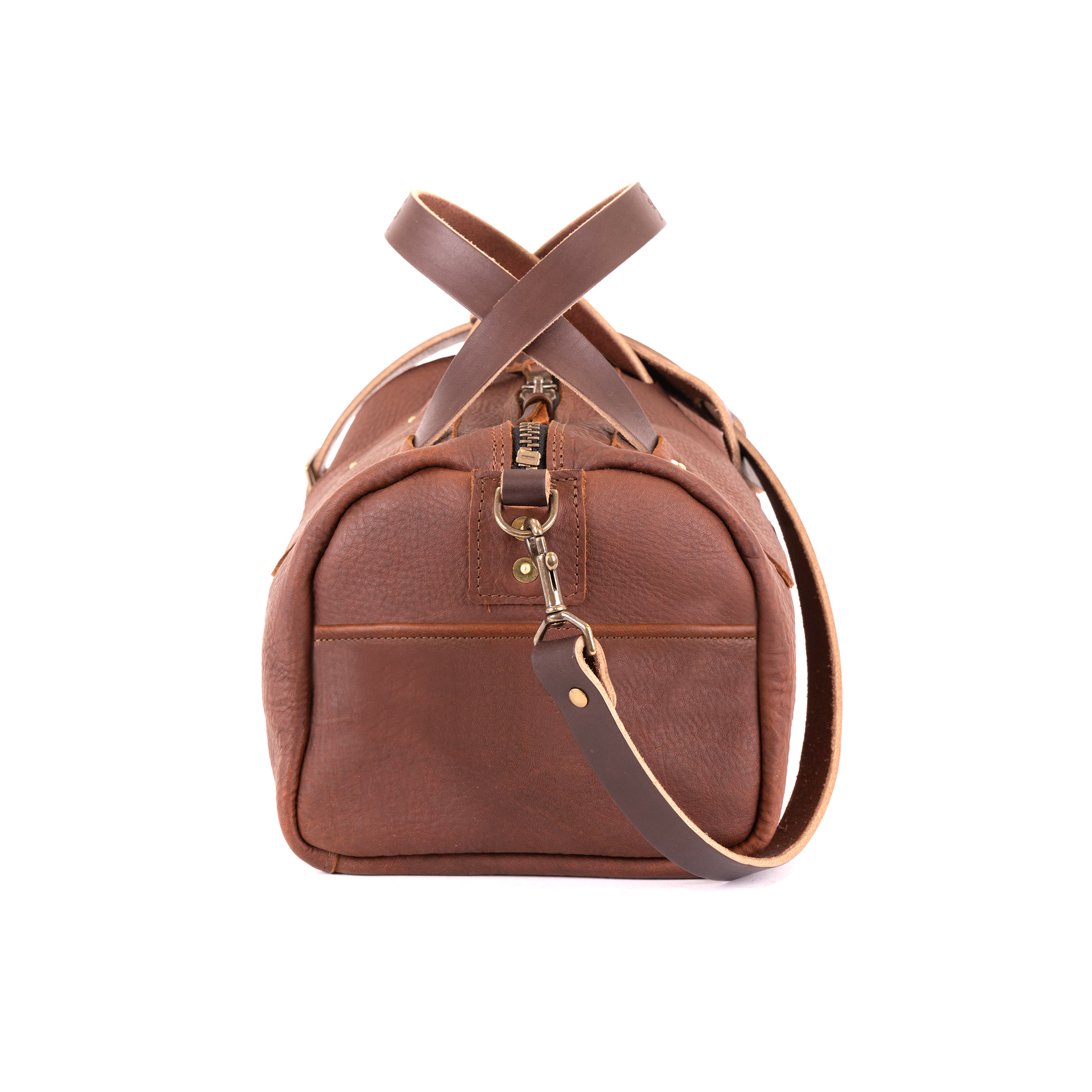 Switch outside zippered pocket for hemmed pocket 